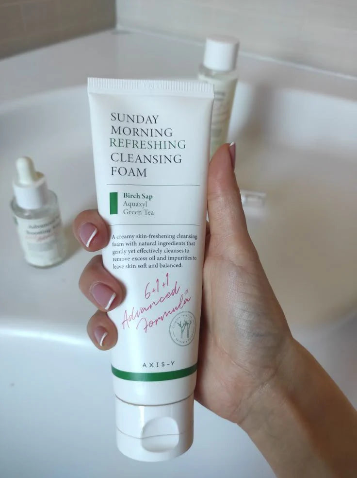 Axis Y Sunday morning Refreshing Cleansing Foam 120 ml.