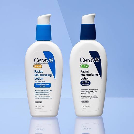 Cera ve AM (with spf 30) and PM Facial moisturizing Lotion buy both in just Rs 2499π