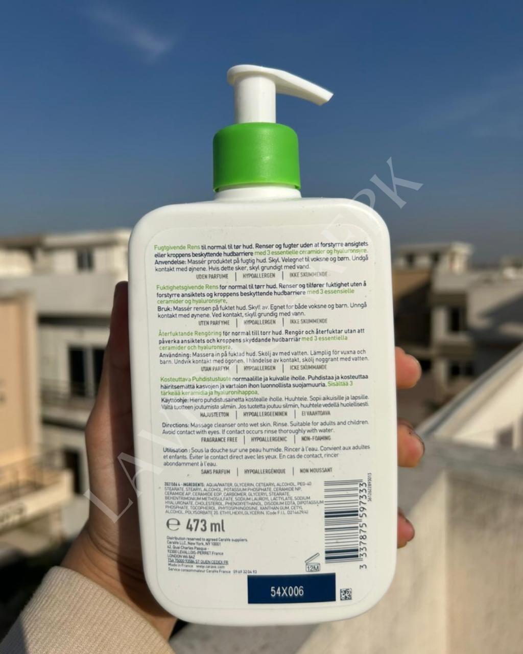 CERA VE HYDRATING CLEANSER NORMAL TO DRY SKIN 473 ML FULL SIZE