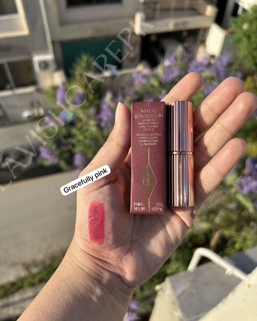 CHARLOTTE TILBURY PILLOW TALK LIPSTICK 3.5 GRAMS BIG SIZE.