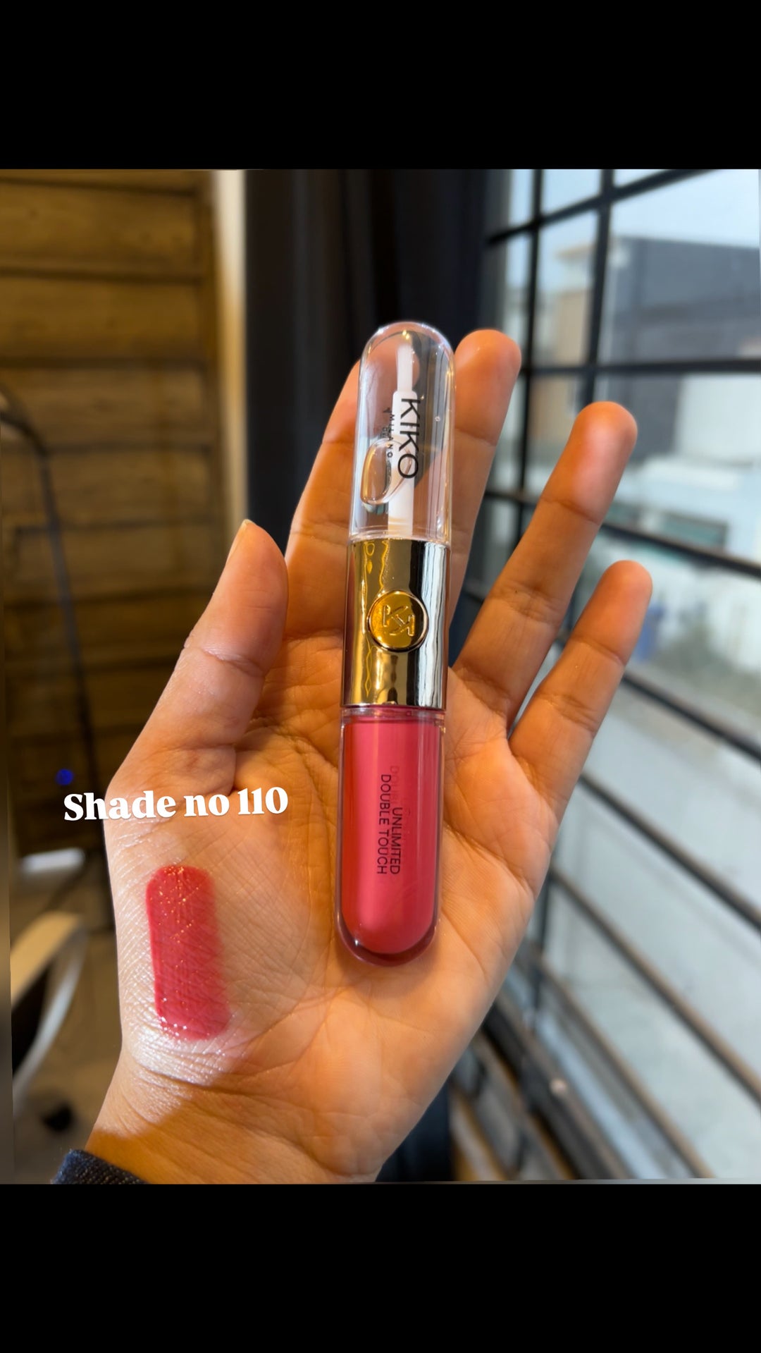 Kiko milano ultimate double touch liquid lip colour two faced