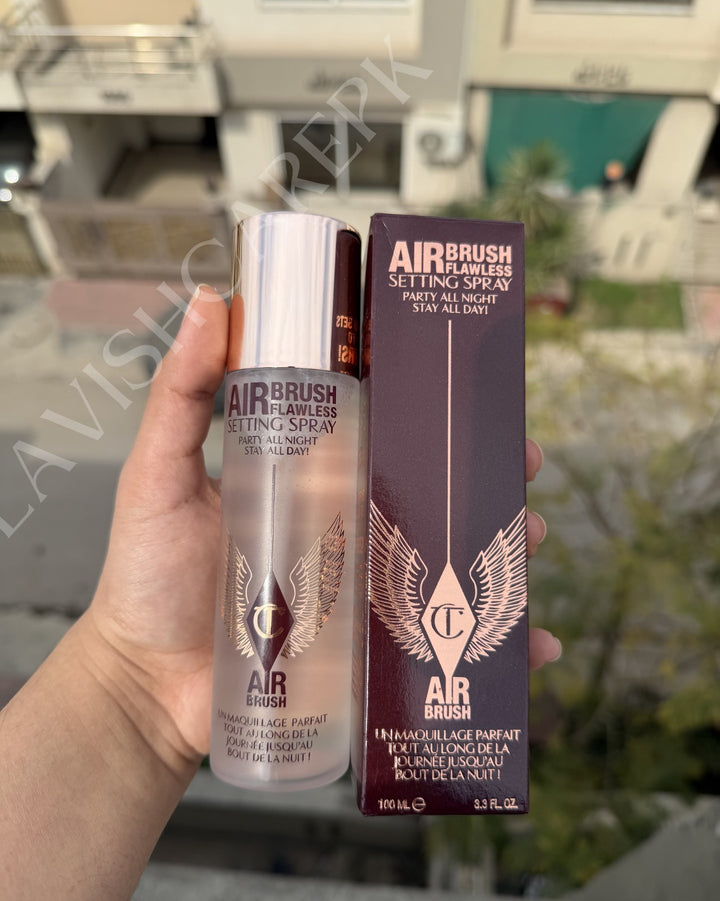 Charlotte tilbury air blush flawless setting spray first time in pakistan 😍