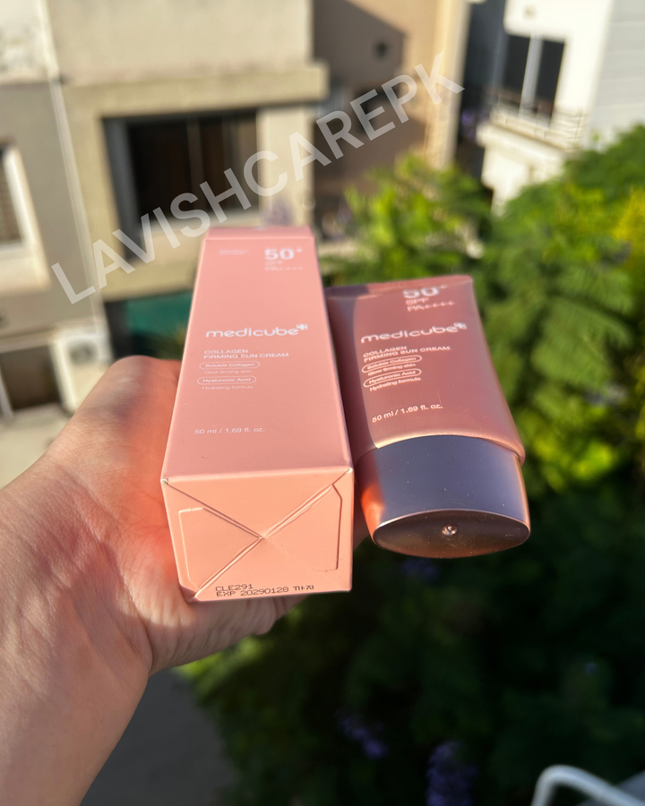 MEDICUBE Collagen Firming Sun Cream SPF 50+ PA++++ — Glow & Protect