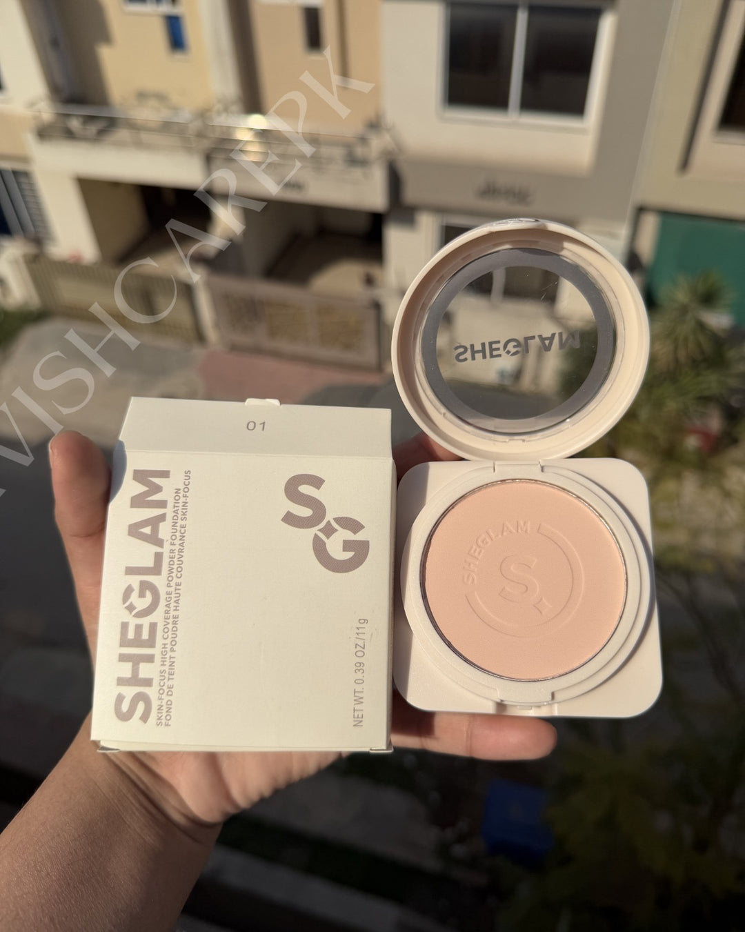 SHEGLAM SKIN FOCUS HIGH COVERAGE POWDER FOUNDATION