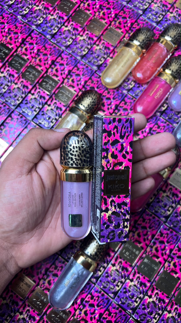 🐆💋 Just Cavalli x KIKO MILANO 3D Hydra Lip Gloss – Rebel Edition