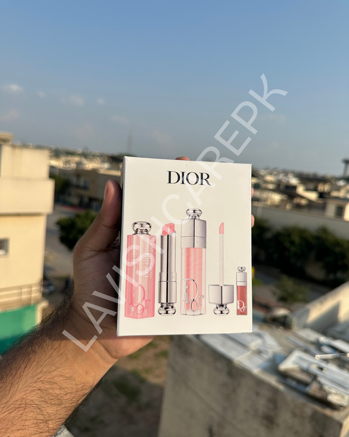 DIOR ADDICT 3 IN 1 LIP GLOW & BALM SET.