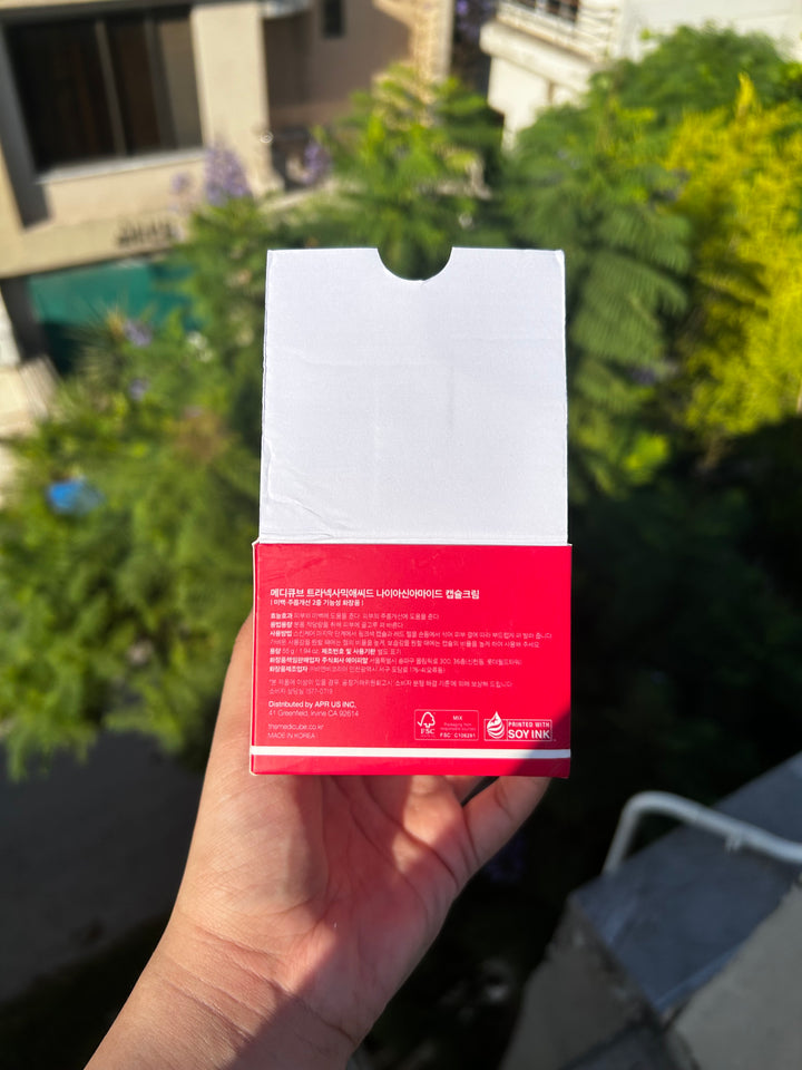 MEDICUBE 5% TXA + NIACINAMIDE CAPSULE CREAM 55 GRAMS.