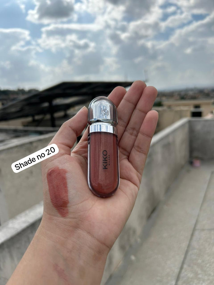 KIKO MILANO 3D HYDRA LIPGLOSS 6.5 ML EACH.