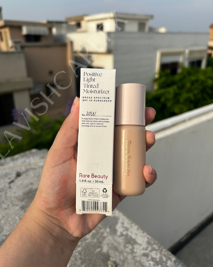 RARE BEAUTY POSITIVE LIGHT TINTED MOISTURIZER SPF 20 | LIGHTWEIGHT HYDRATING SKIN TINT | 30ML