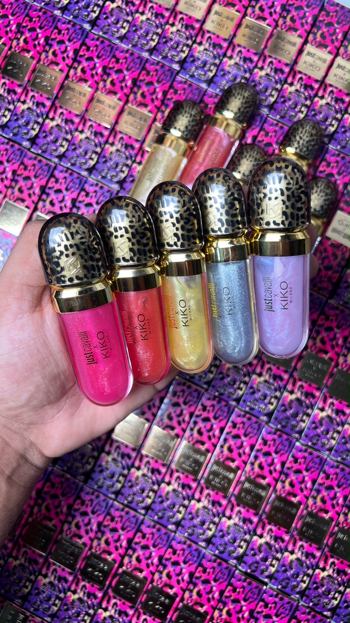 🐆💋 Just Cavalli x KIKO MILANO 3D Hydra Lip Gloss – Rebel Edition