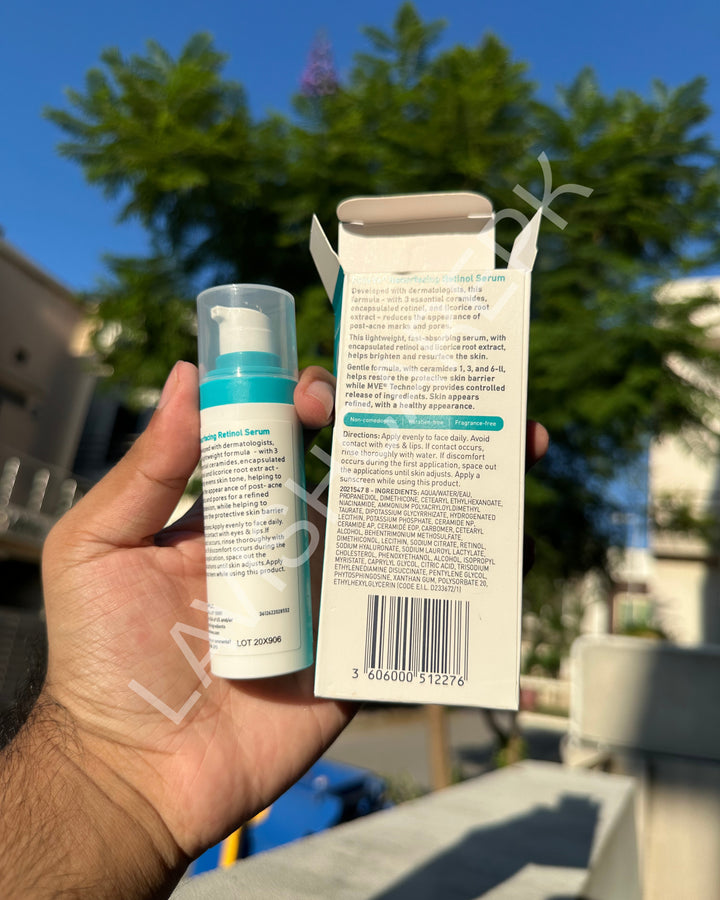 Cera ve resurfacing retinol serum