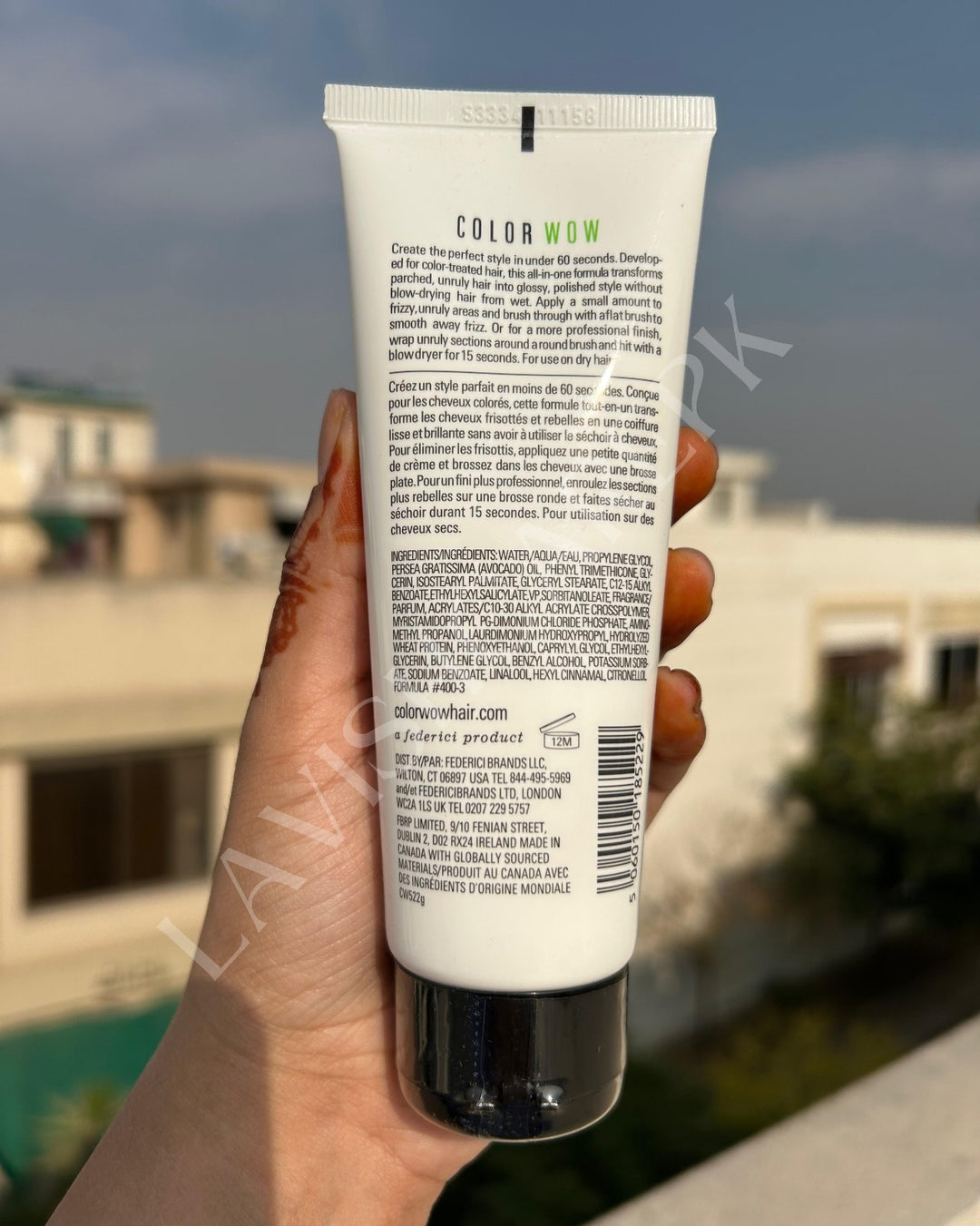 COLOR WOW ONE MINUTE TRANSFORMATION STYLING CREAM 120 ML