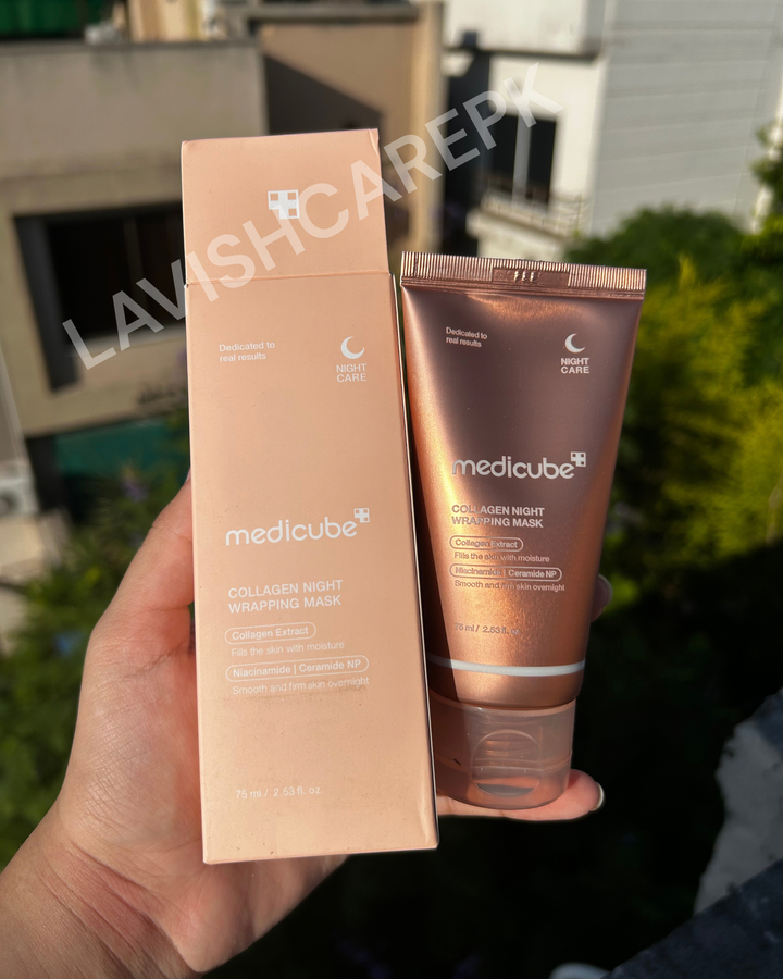 NEW PAKAGING MEDICUBE COLLAGEN NIGHT WRAPPING MASK 75ML