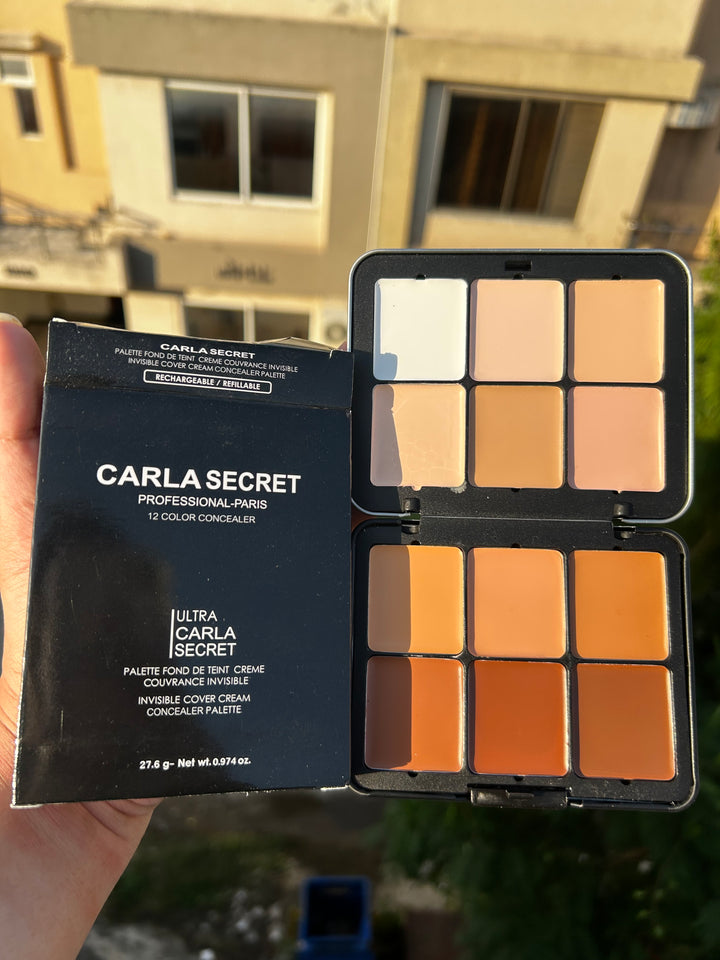 CARLA SECRET 12-IN-1 CREAMY CONCEAL + CONTOUR PALETTE