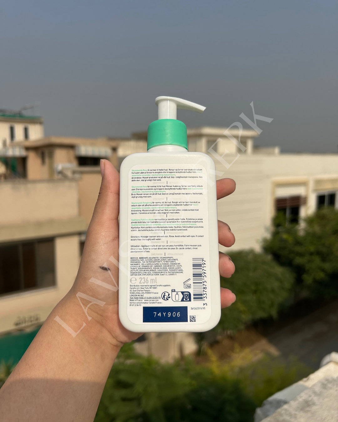 Cera ve Foaming Facial Cleanser 237 ML.