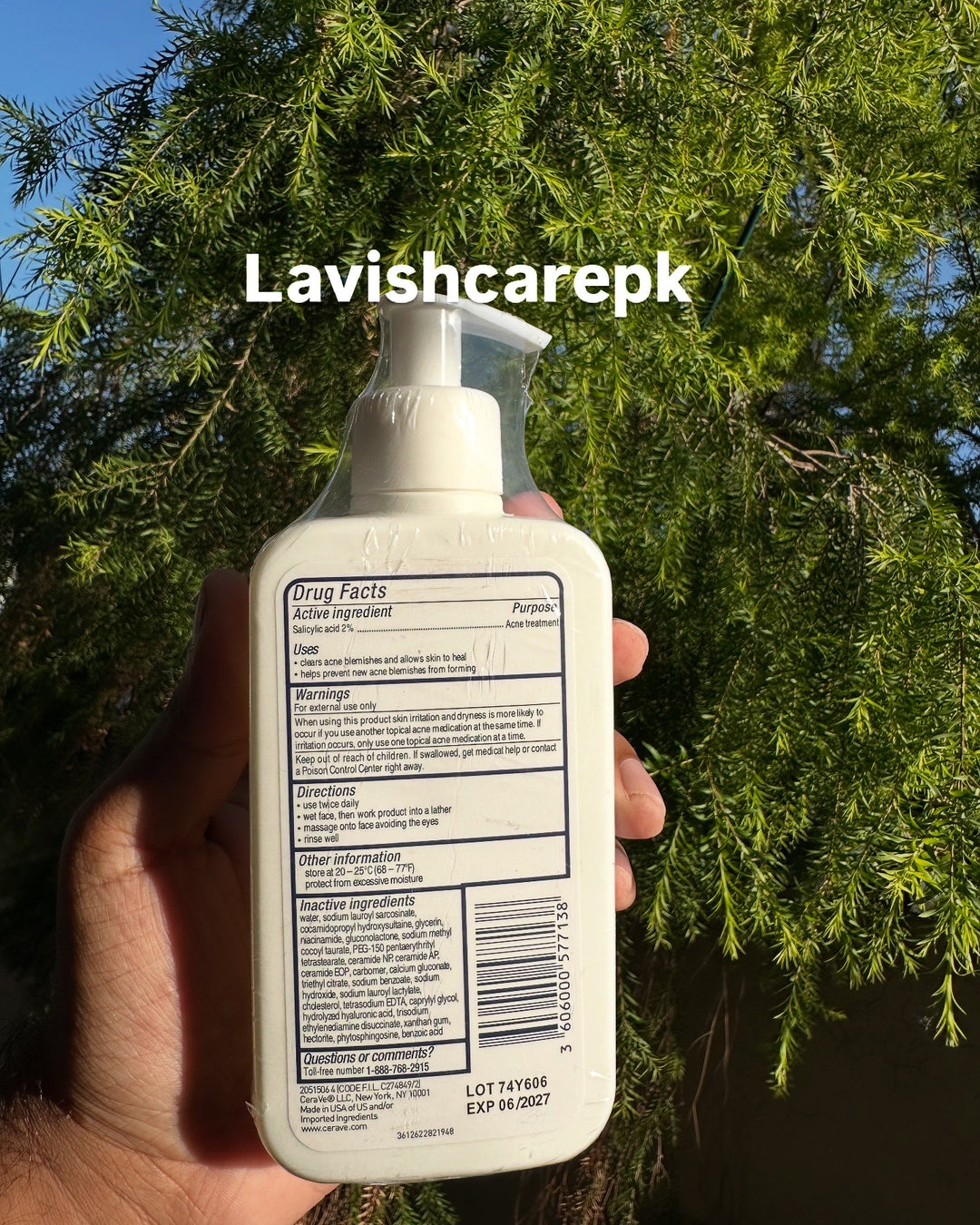 Cera ve Acne Control Cleanser