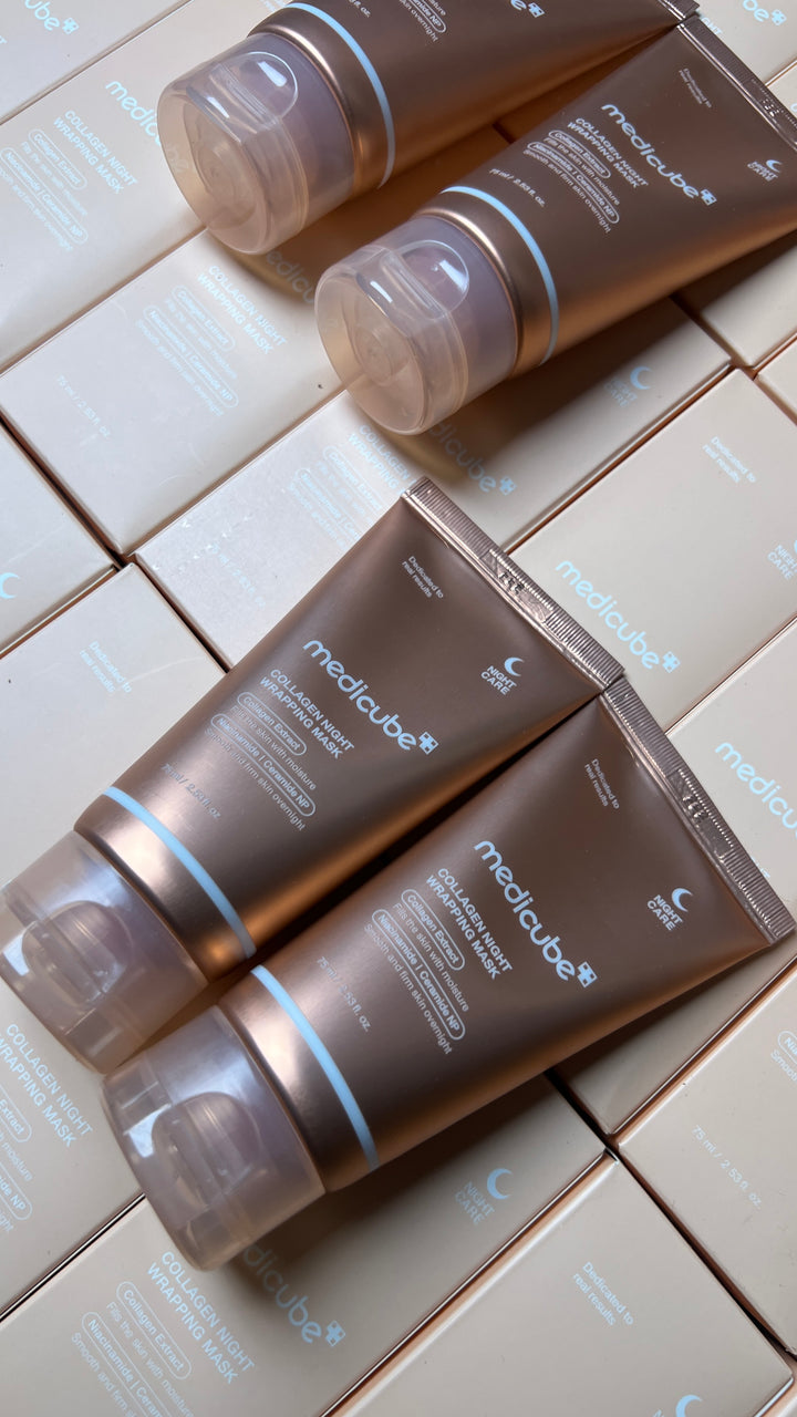 🌙 MEDICUBE COLLAGEN NIGHT WRAPPING MASK 75ML 🌙✨