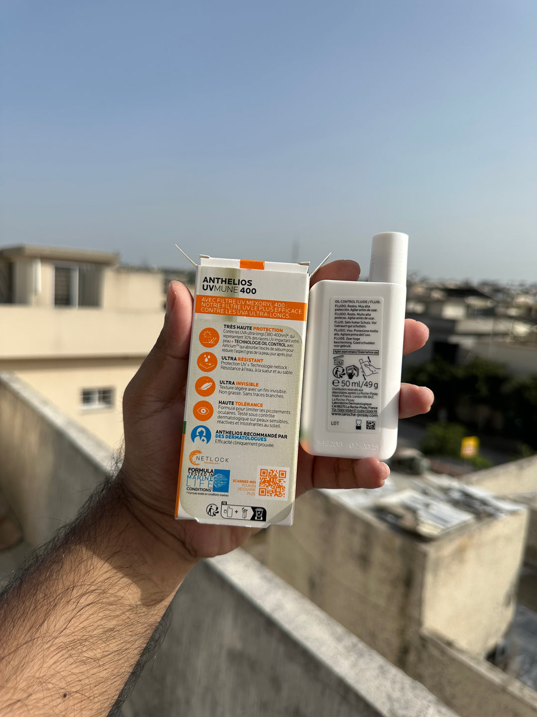 LA ROCHE POSAY SPF 50+ OIL CONTROL FLUID SUNSCREEN