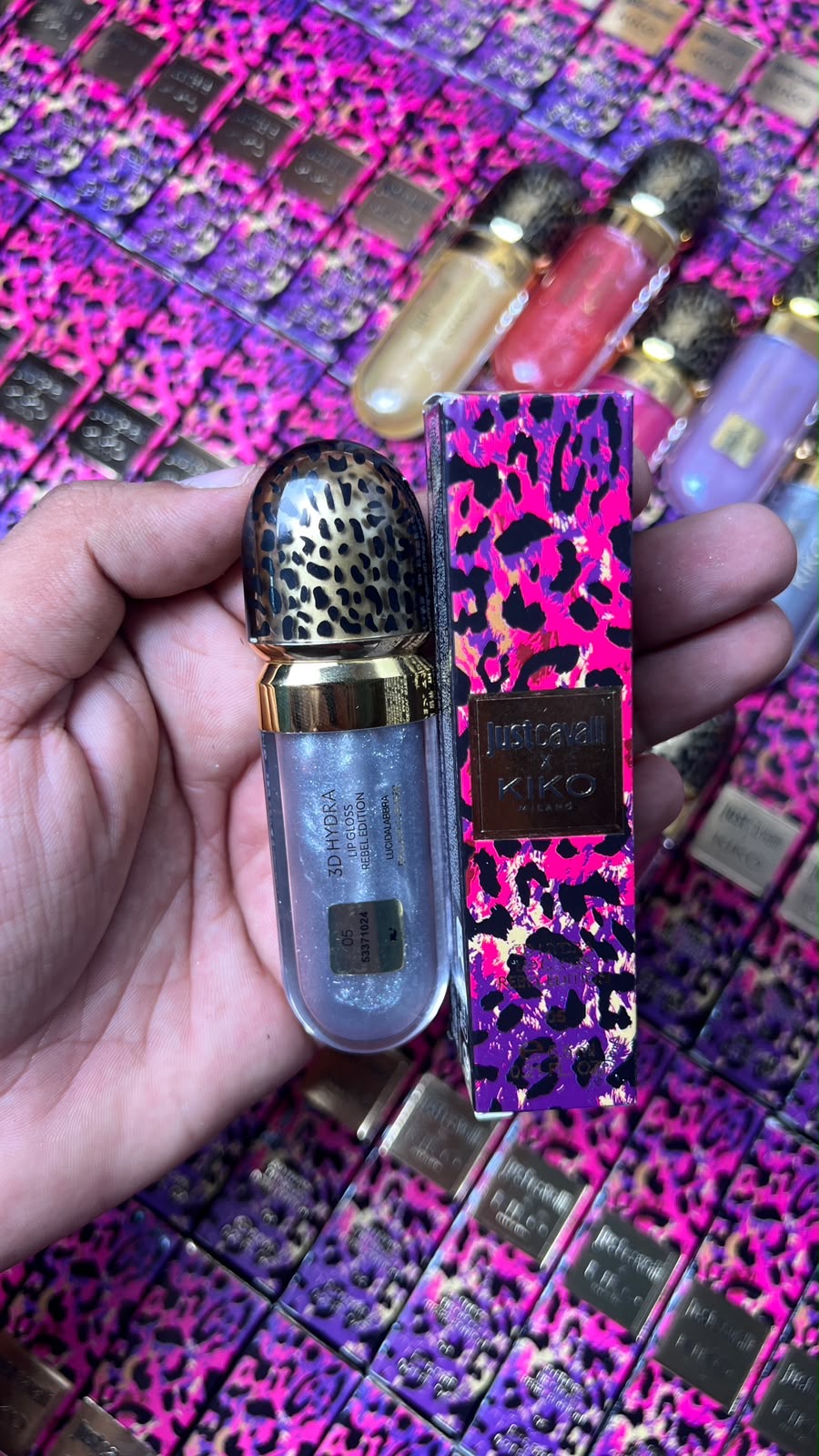 🐆💋 Just Cavalli x KIKO MILANO 3D Hydra Lip Gloss – Rebel Edition