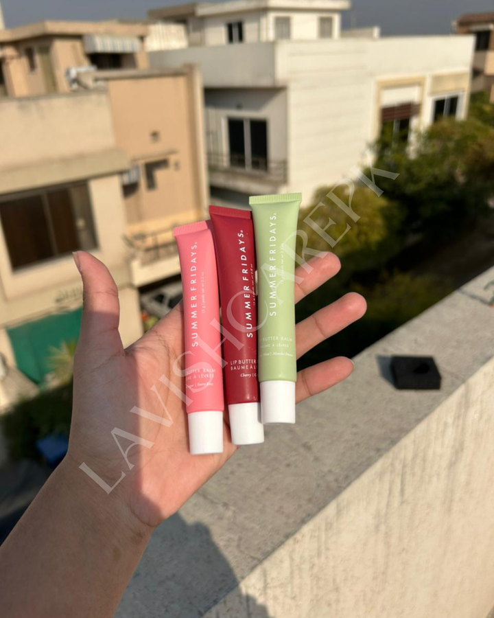 Summer fridays the holiday lip butter balm set 3-in-1