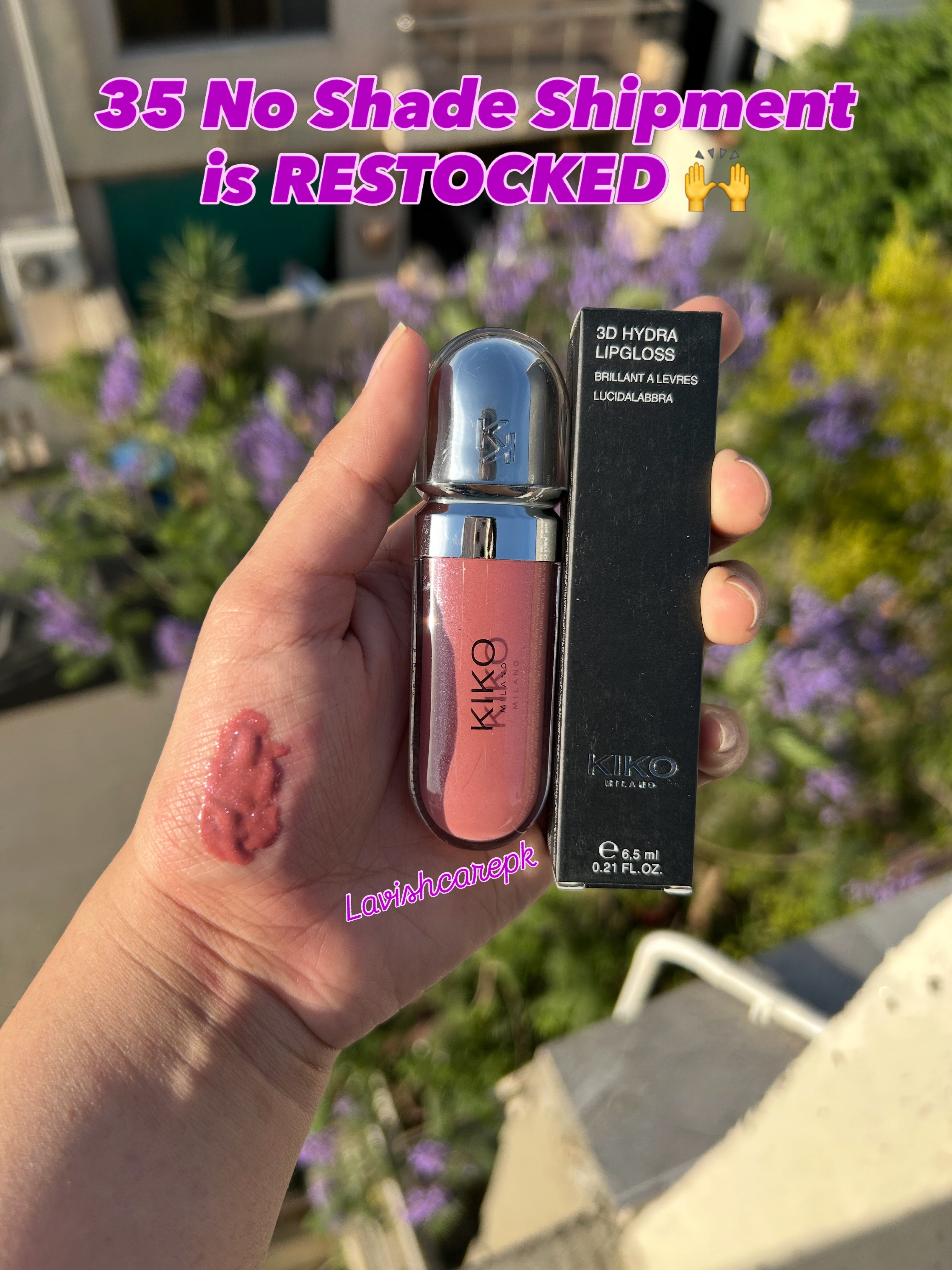 KIKOページ 35 NO SHADE KIKO MILANO 3D HYDRA LIPGLOSS 6.5 ML EACH. – Lavishcarepk