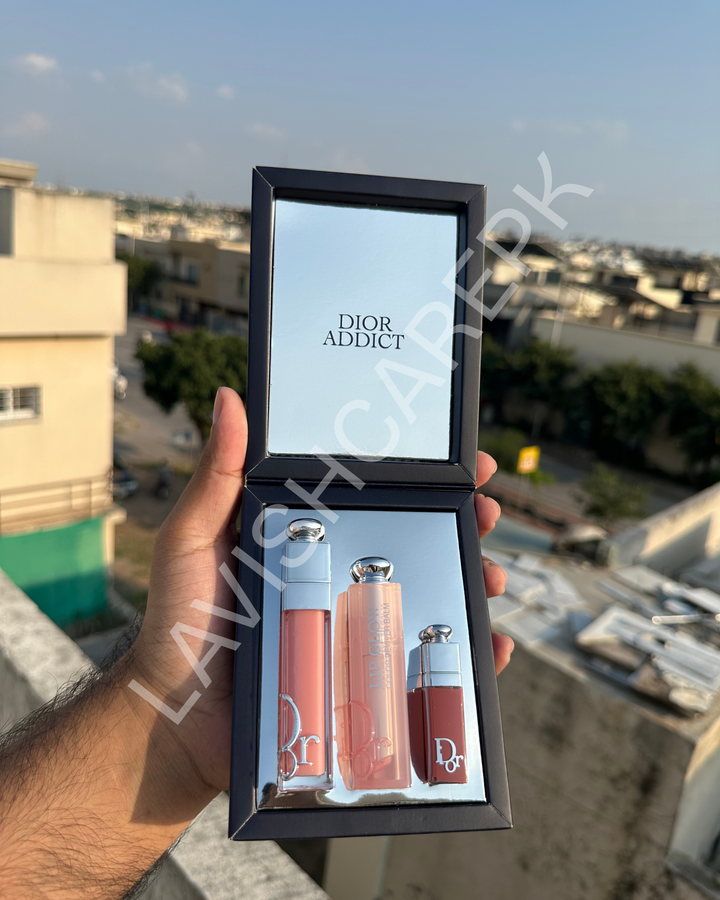 DIOR ADDICT 3 IN 1 LIP GLOW & BALM SET.