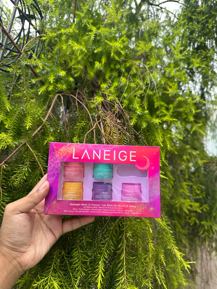 ✨ LANEIGE Lip Sleeping Mask – 5‑Piece Mint-Choco, Mango, Berry, Gummy, Sweet Candy (Restocked Exclusive Set)