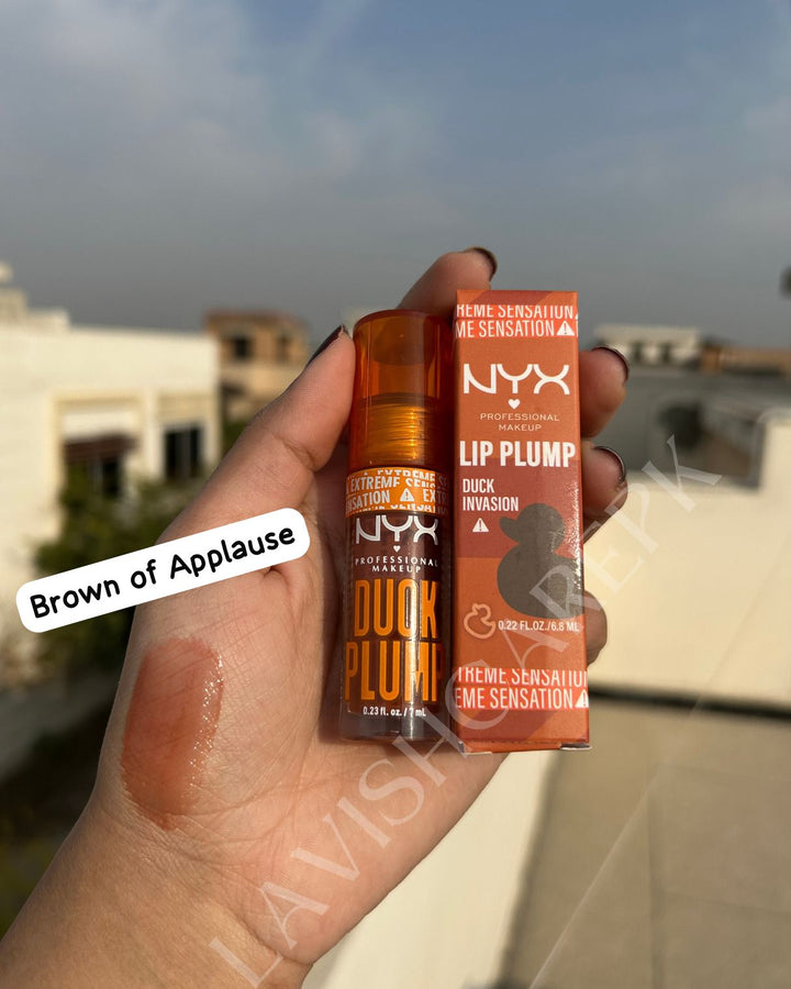 NYX DUCK PLUMP HIGH PIGMENT LIP GLOSS 7 ML EACH.