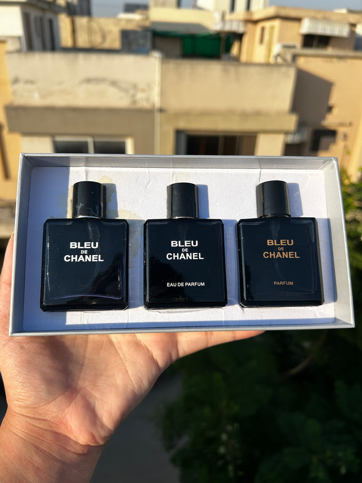 ✨BLEU DE CHANEL PARIS – 3-IN-1 PREMIUM FRAGRANCE GIFT SET FOR MEN 💙🔥LIMITED STOCK AVAILABLE
