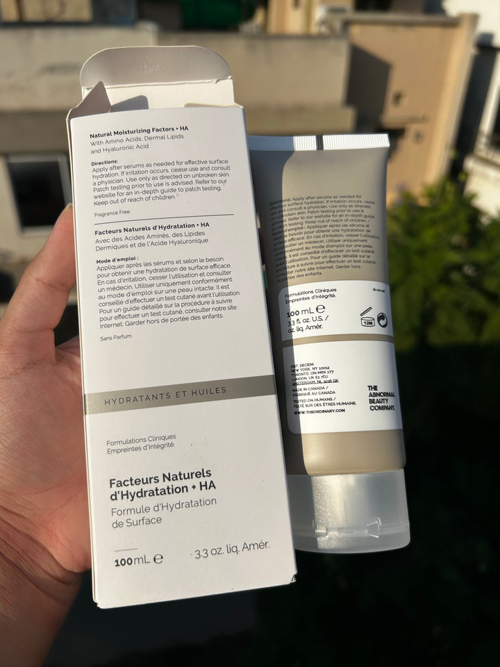 ✨ The Ordinary Natural Moisturizing Factors + HA – 100ml ✨