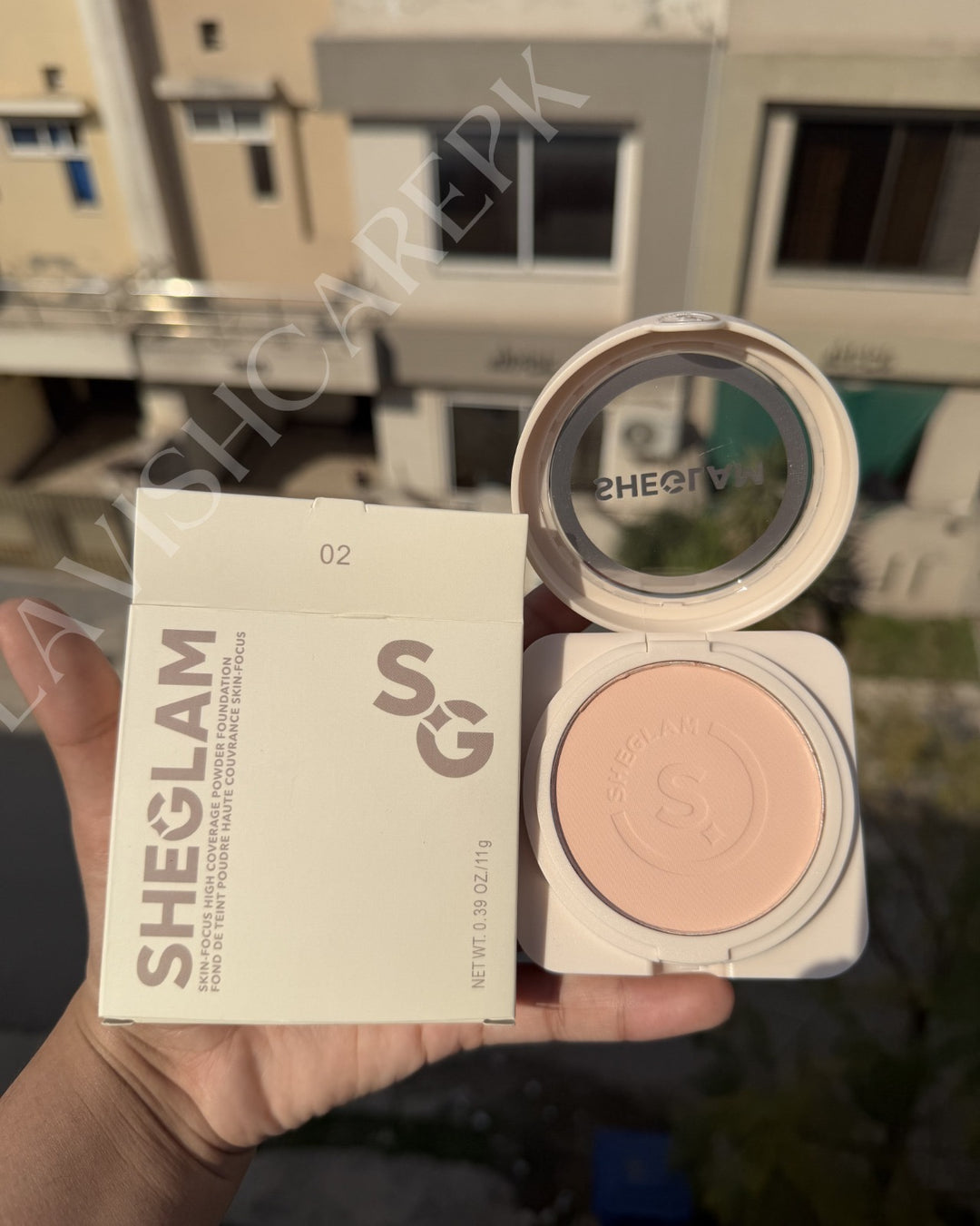 SHEGLAM SKIN FOCUS HIGH COVERAGE POWDER FOUNDATION