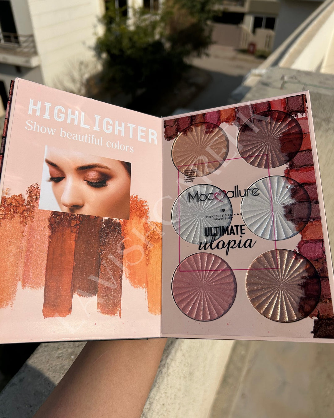 Mocuallure professional makeup book all in one