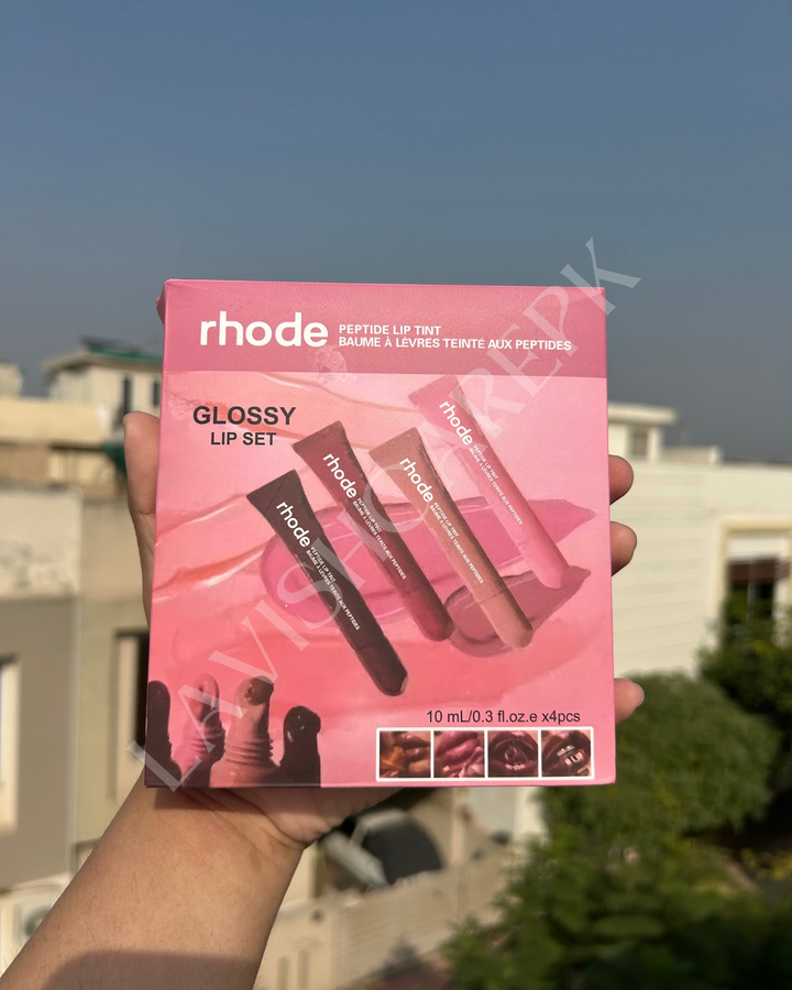 RHODE PEPTIDE LIP TINT – GLOSSY LIP SET 4 IN 1.