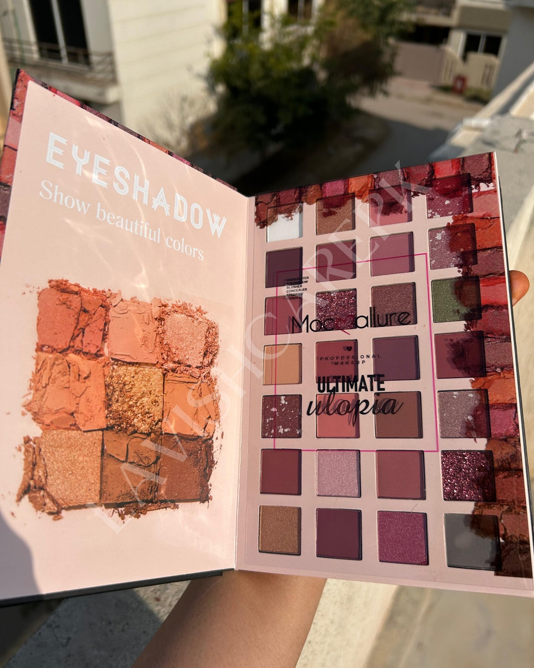 Mocuallure professional makeup book all in one