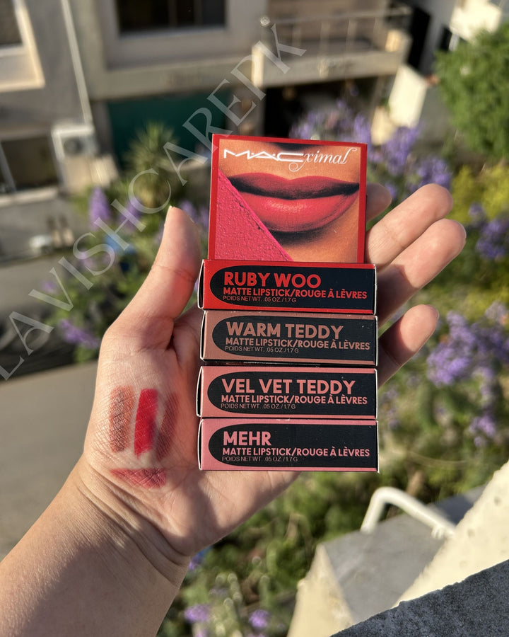 MAC TRAVEL EXCLUSIVE MINI MATTE LIP KIT x 4