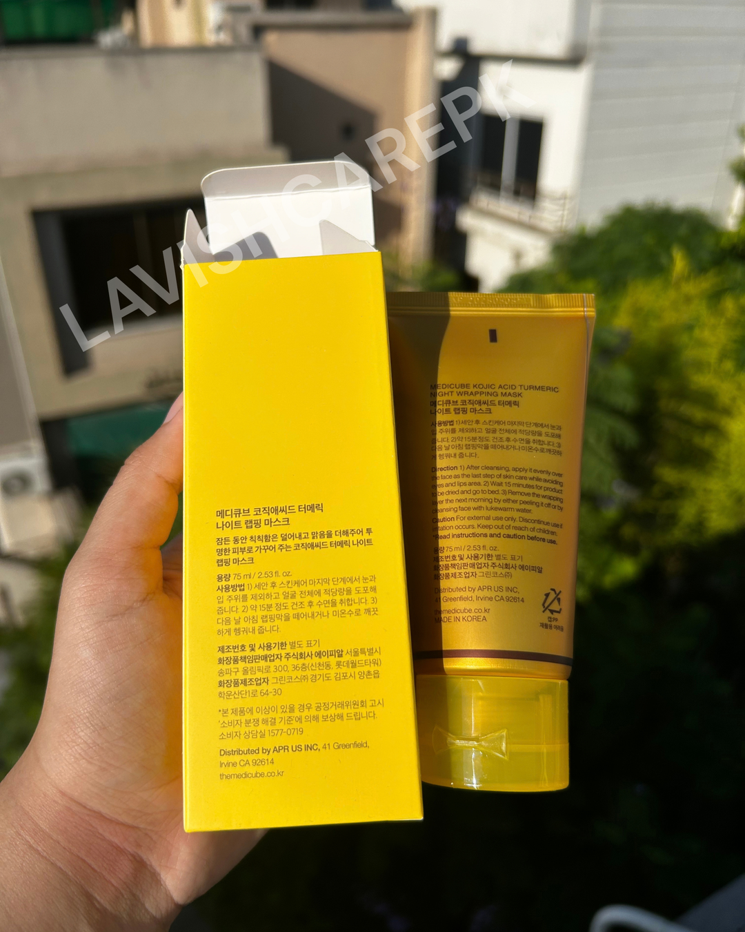 MEDICUBE Kojic Acid Turmeric Night Wrapping Mask (75 ml)