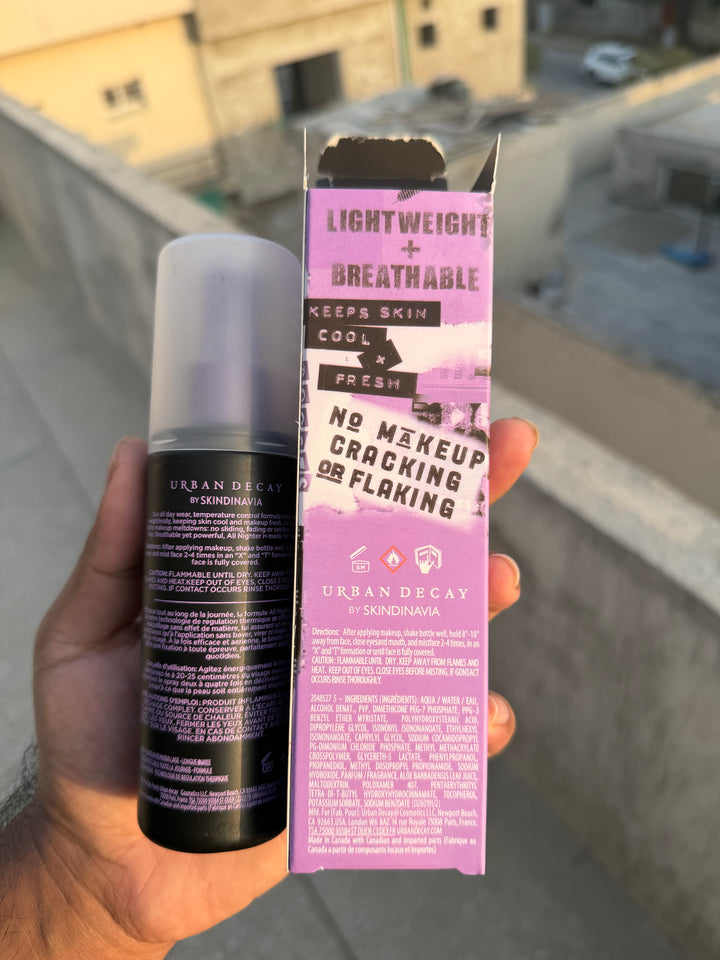 URBAN DECAY ALL NIGHTER LONGLASTING MAKEUP SETTING SPRAY 118 ML