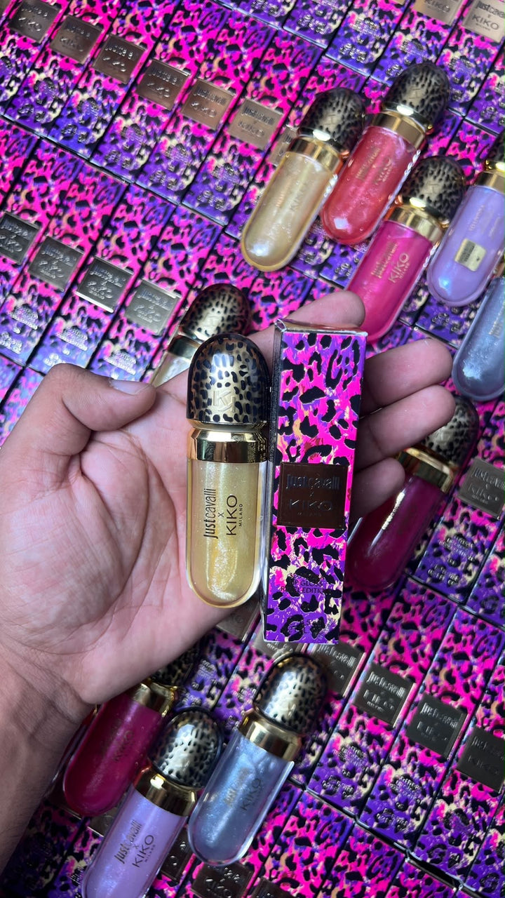 🐆💋 Just Cavalli x KIKO MILANO 3D Hydra Lip Gloss – Rebel Edition