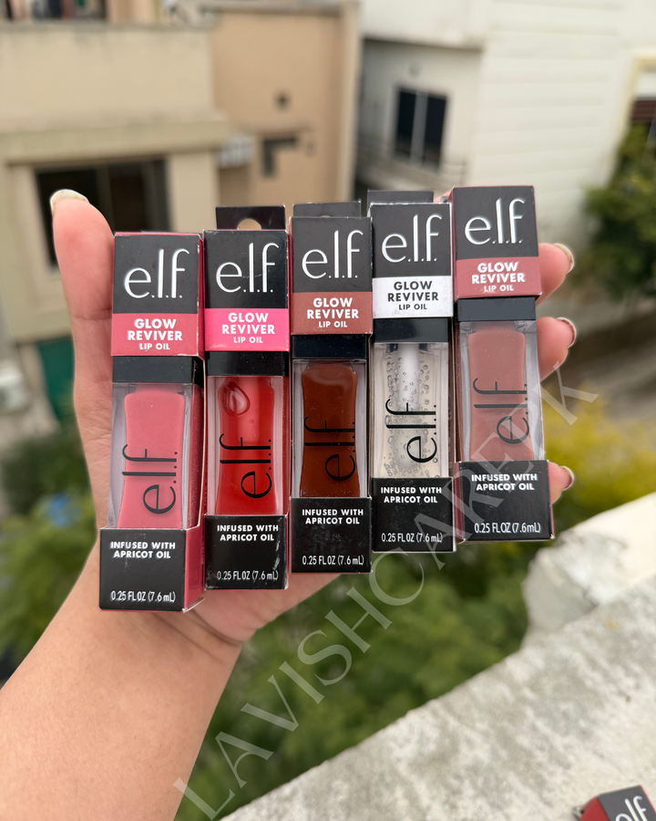 Elf glow reviver lip oil infused with apricot oil 7.6ml