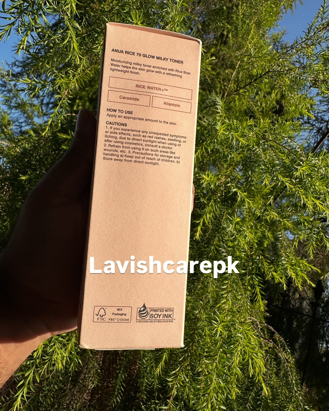 Anua Rice 70 Glow Milky Toner 250 ML Big size.