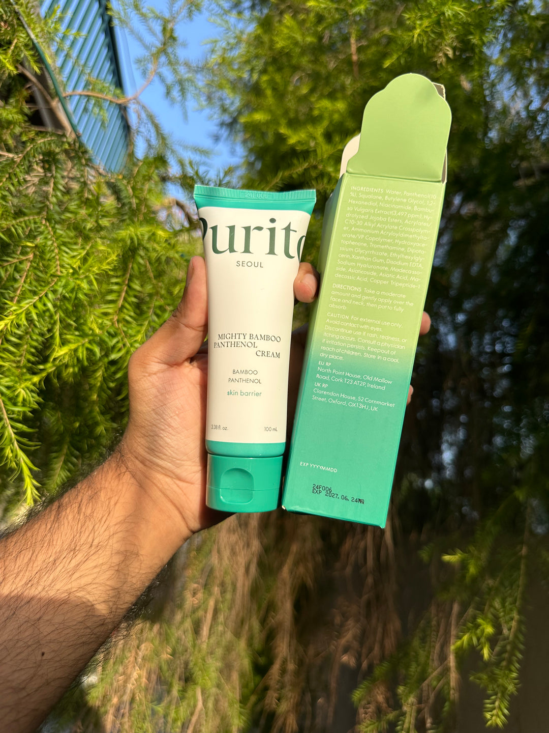 Purito Mighty Bamboo Panthenol Skin barrier Moisturiser 100 ML