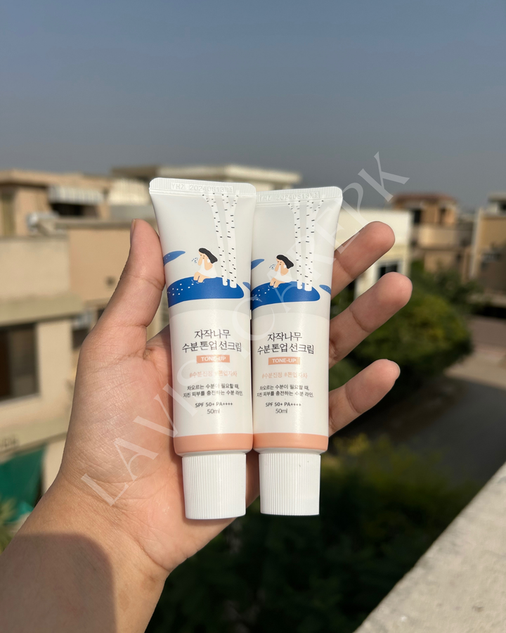 ROUND LAB BIRCH JUICE MOISTURIZING TONE-UP SUNSCREEN (1+1 DUO BOX)