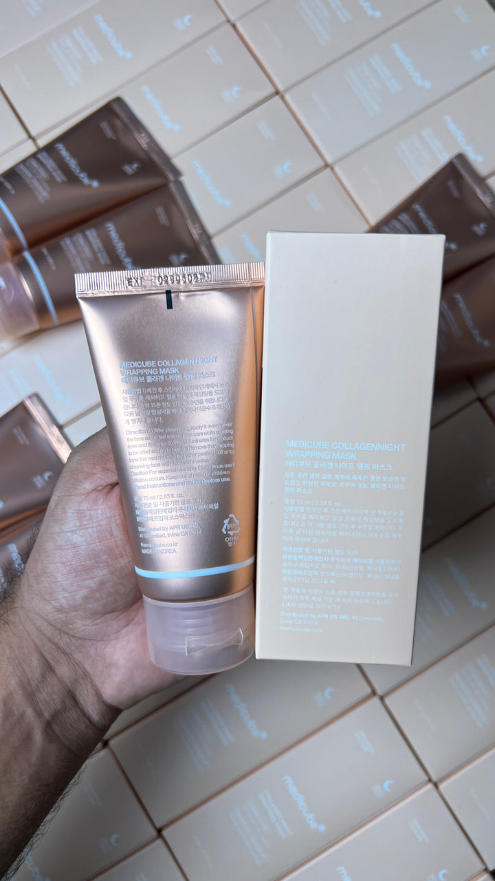 🌙 MEDICUBE COLLAGEN NIGHT WRAPPING MASK 75ML 🌙✨