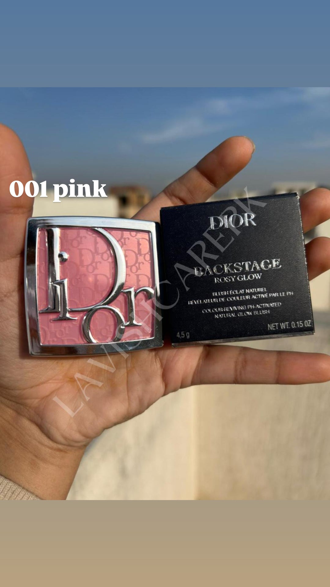 Dior backstage rosy glow blush palate