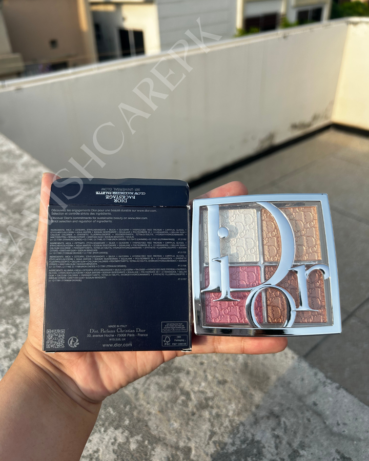 DIOR BACKSTAGE GLOW MAXIMIZER FACE PALETTE SHADE# 001