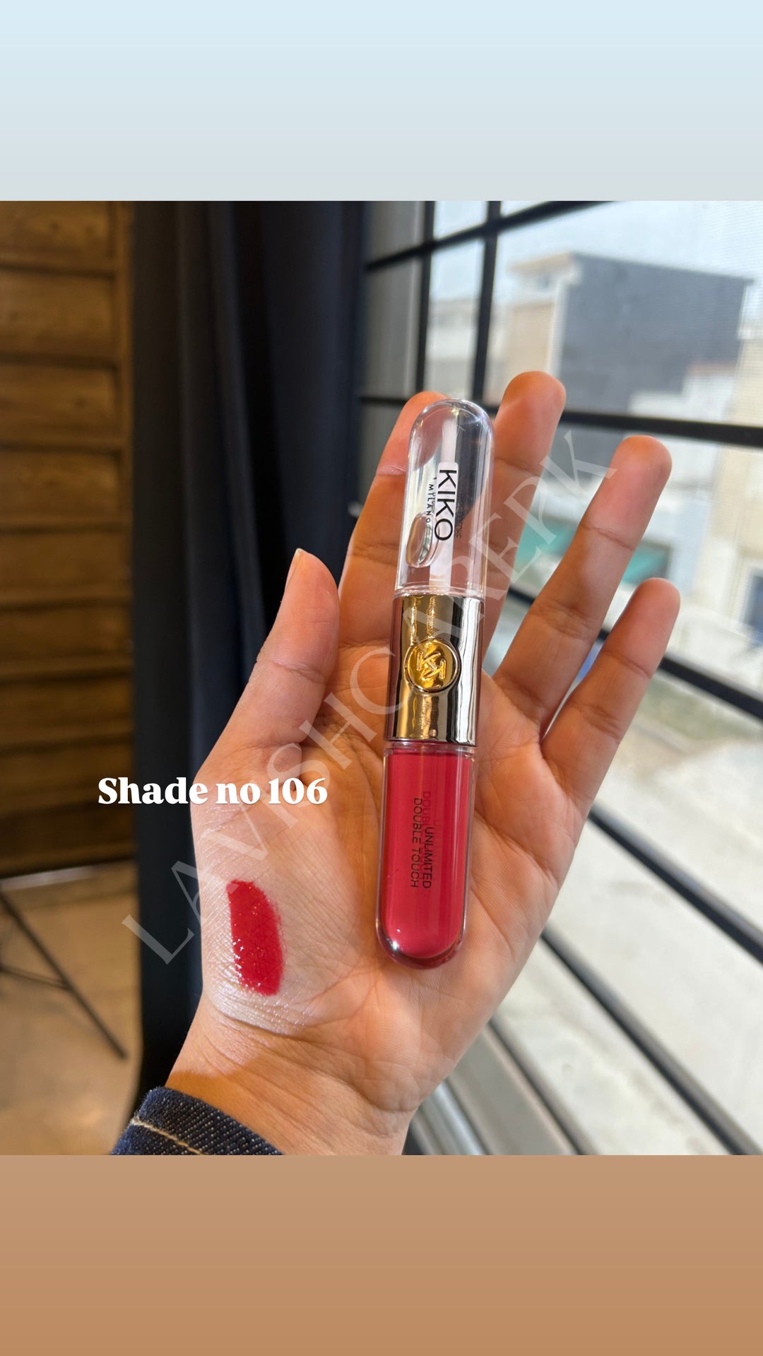 Kiko milano ultimate double touch liquid lip colour two faced