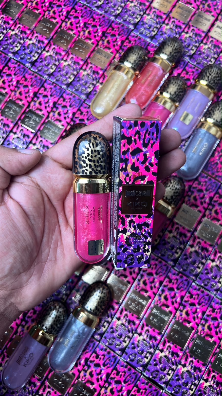 🐆💋 Just Cavalli x KIKO MILANO 3D Hydra Lip Gloss – Rebel Edition