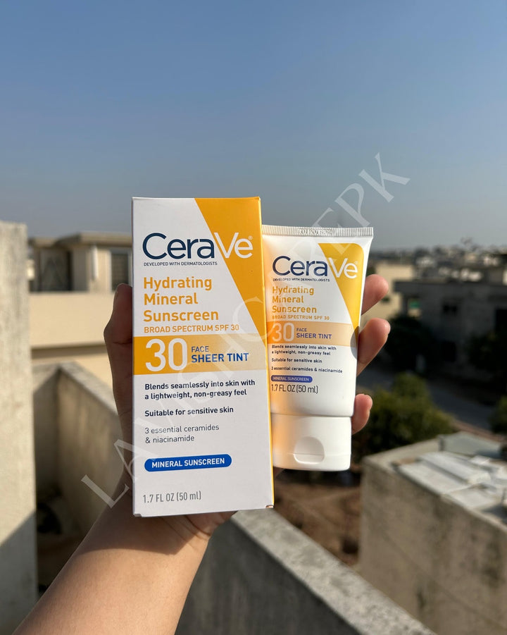 CERA VE HYDRATING MINERAL ULTRA SHEER TINTED SUNSCREEN SPF 30 50 ML