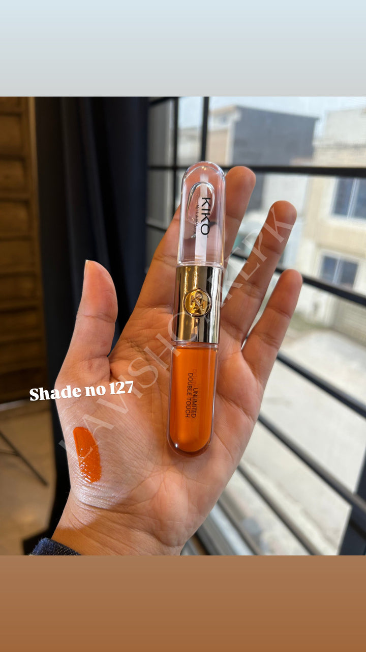 Kiko milano ultimate double touch liquid lip colour two faced