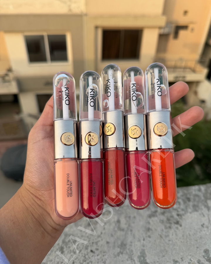 Kiko milano ultimate double touch liquid lip colour two faced